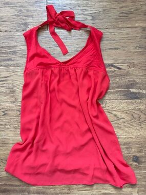 Loft Women’s Red Halter Tank Top